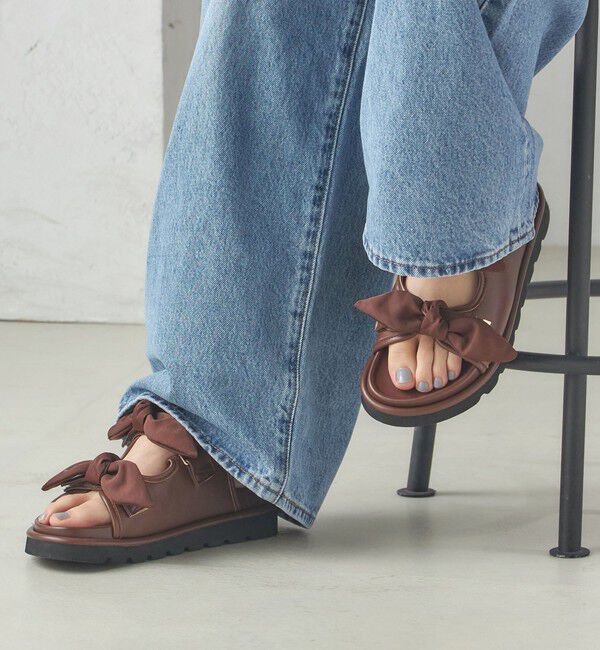 SHIPS for women「2WAY リボン サンダル」|サンダル|