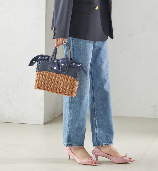 SHIPS for women「【SHIPS別注】A VACATION: 50th ANNIV RATTAN S」|かごバッグ|