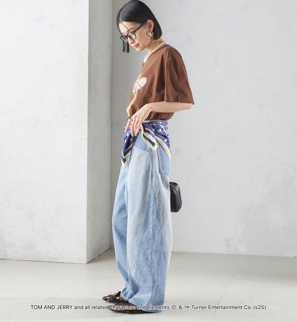 SHIPS for women「【SHIPS別注】manipuri: 50th ANNIV エンブレム スカーフ 88&times;88」|バンダナ・スカーフ|