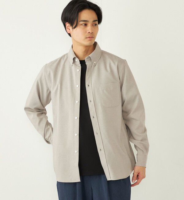 SHIPS Colors 「SHIPS Colors:ポリトロ ボタンダウン ロングスリーブ シャツ」|シャツ・ブラウス|