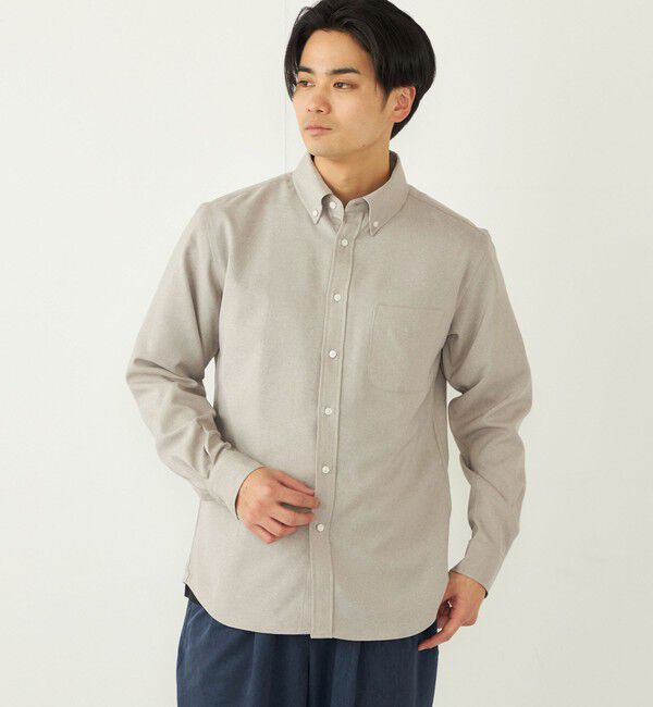 SHIPS Colors 「SHIPS Colors:ポリトロ ボタンダウン ロングスリーブ シャツ」|シャツ・ブラウス|