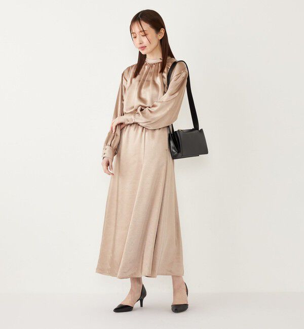 SHIPS Colors 「SHIPS Colors:〈手洗い可能〉サテン マーメイド スカート」|スカート|