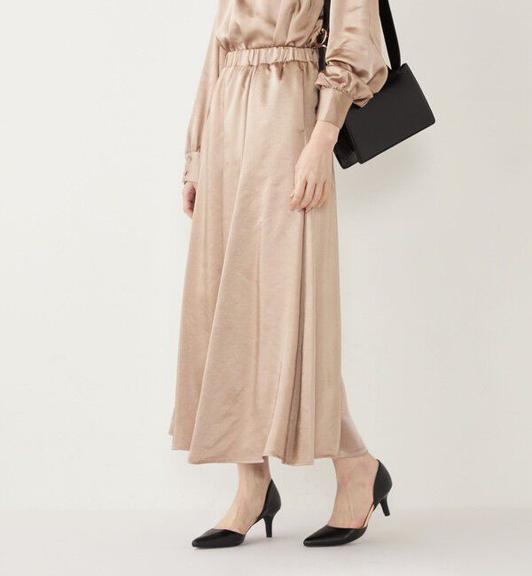 SHIPS Colors 「SHIPS Colors:〈手洗い可能〉サテン マーメイド スカート」|スカート|