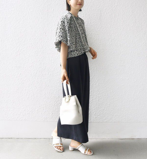 SHIPS for women「〈洗濯機可能〉レース バルーン 袖 ブラウス」|シャツ・ブラウス|