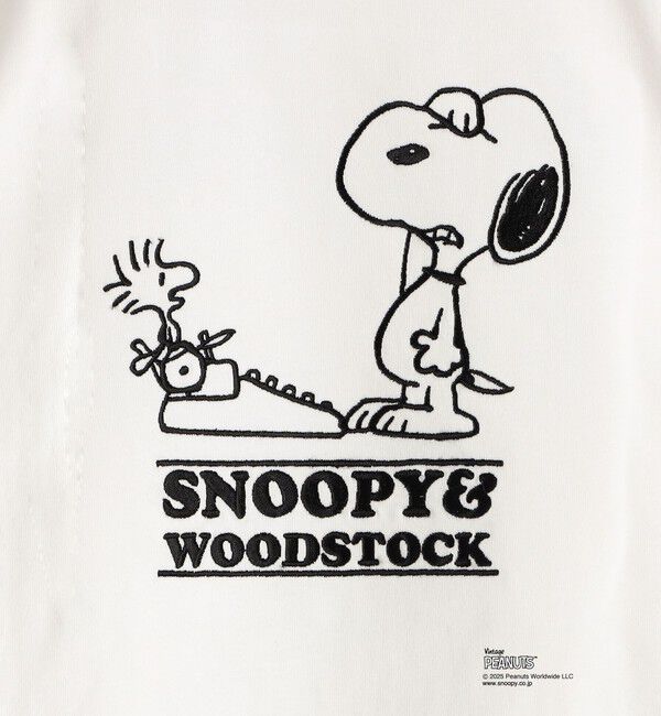 SHIPS KIDS「SHIPS KIDS:100～130cm / スヌーピー 七分袖 TEE」|Tシャツ・カットソー|