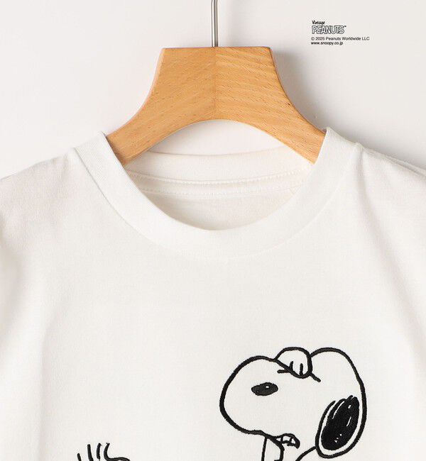SHIPS KIDS「SHIPS KIDS:100～130cm / スヌーピー 七分袖 TEE」|Tシャツ・カットソー|