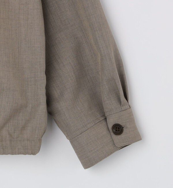 SHIPS「SHIPS: ウール ライク ポリエステル ジップ ブルゾン」|ブルゾン・スタジャン|