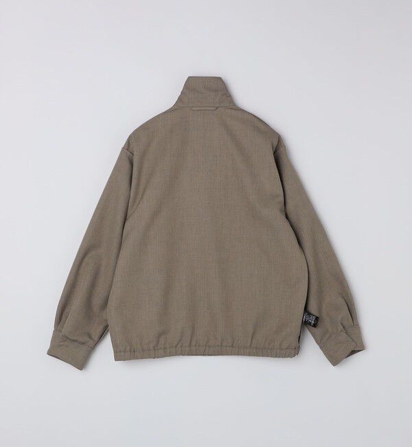 SHIPS「SHIPS: ウール ライク ポリエステル ジップ ブルゾン」|ブルゾン・スタジャン|