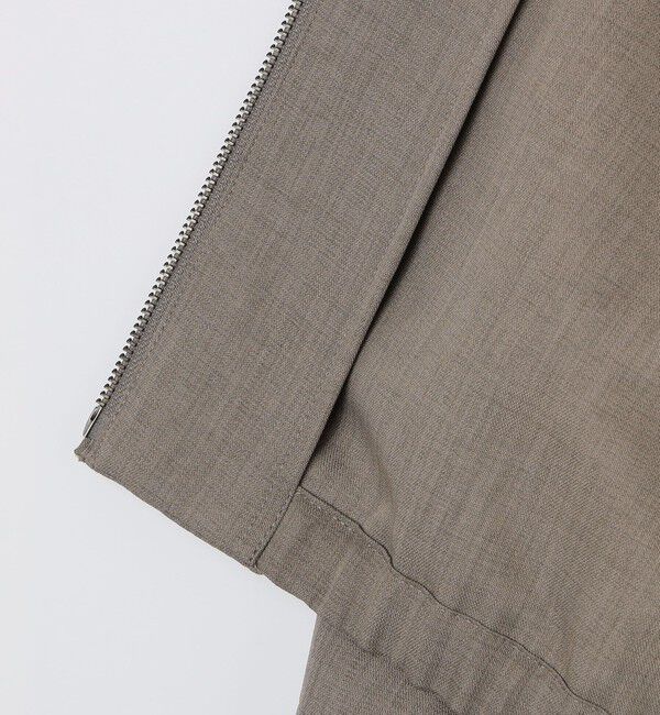 SHIPS「SHIPS: ウール ライク ポリエステル ジップ ブルゾン」|ブルゾン・スタジャン|