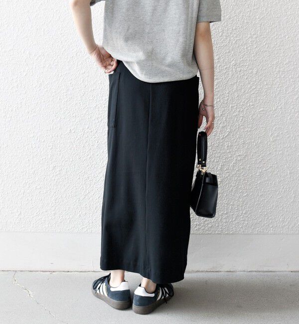 SHIPS any「SHIPS any:〈接触冷感/汗染み防止加工/洗濯機可能〉Iライン イージー スカート」|スカート|