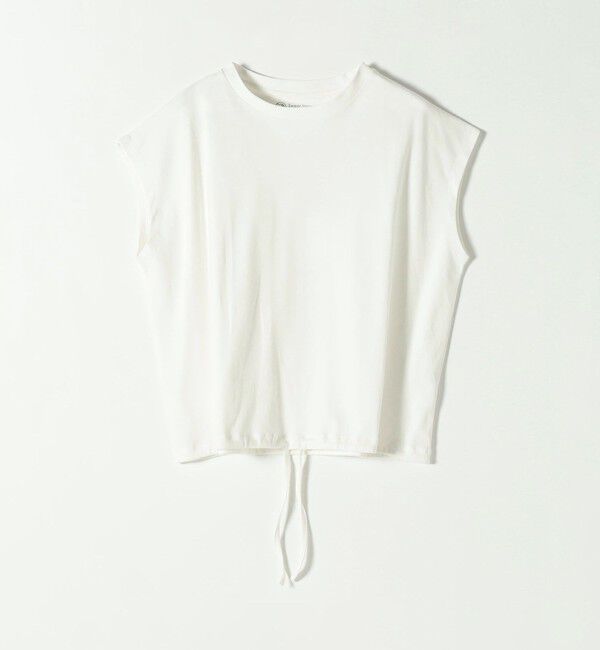 SHIPS any「SHIPS any:〈接触冷感/汗染み防止加工/洗濯機可能〉ドロスト フレンチスリーブ TEE」|Tシャツ・カットソー|