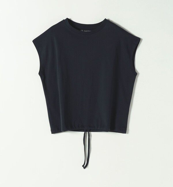 SHIPS any「SHIPS any:〈接触冷感/汗染み防止加工/洗濯機可能〉ドロスト フレンチスリーブ TEE」|Tシャツ・カットソー|