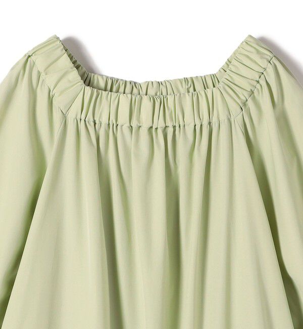 SHIPS for women「SHIPS Primary Navy Label:へム ステッチ オフショル ワンピース」|ワンピース|