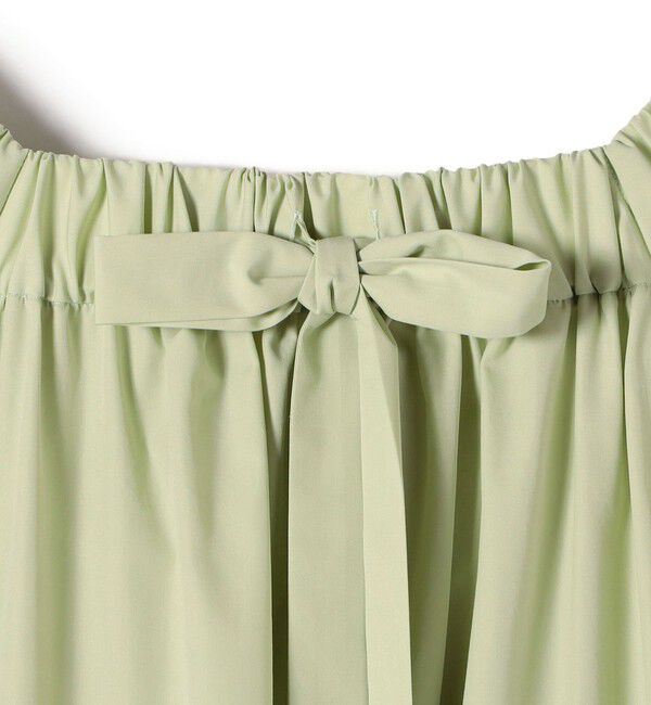 SHIPS for women「SHIPS Primary Navy Label:へム ステッチ オフショル ワンピース」|ワンピース|