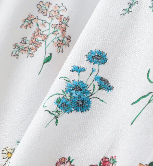 SHIPS KIDS「SHIPS KIDS:100～130cm / フラワー ノースリーブ ワンピース」|ワンピース|