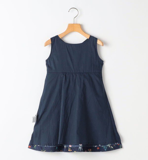 SHIPS KIDS「SHIPS KIDS:100～130cm / フラワー ノースリーブ ワンピース」|ワンピース|