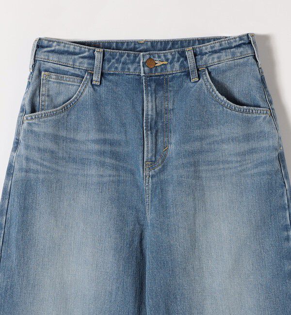 SHIPS any「Lee:〈洗濯機可能〉ルーズ ストレート ワイド デニム パンツ」|デニム|