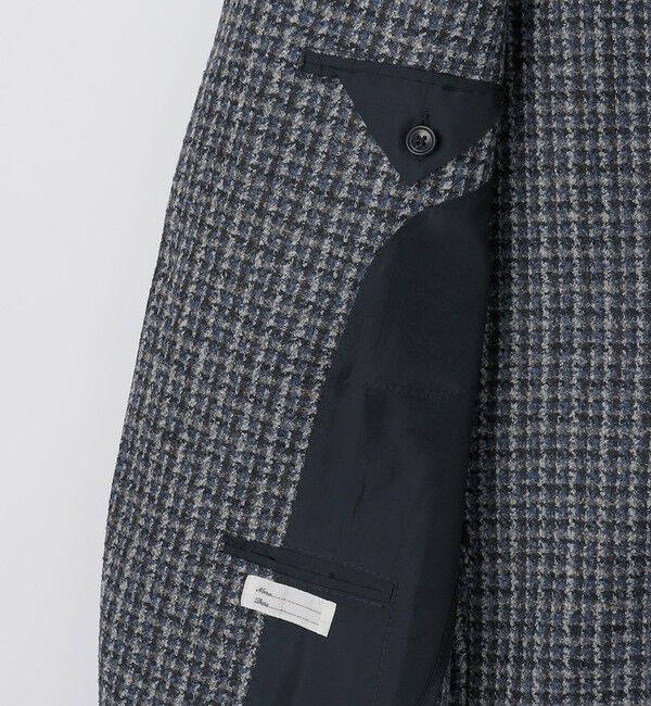 SHIPS「TAGLIATORE: ウール メランジ ハウンドトゥース ジャケット」|テーラードジャケット|