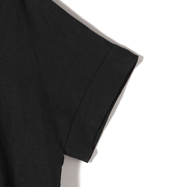 SHIPS for women「SHIPS Primary Navy Label:〈手洗い可能〉麻 ピンタック サック ワンピース」|ワンピース|