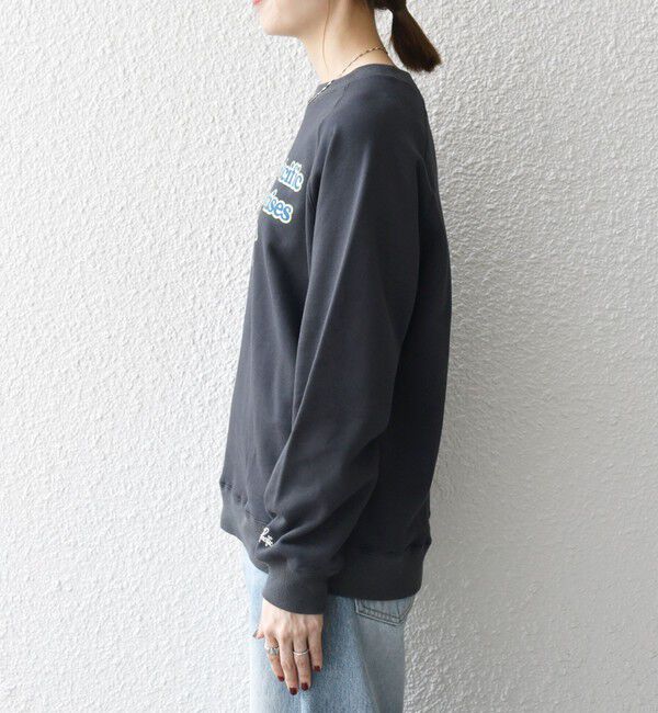 SHIPS any「【SHIPS any別注】Collegiate Pacific: ロゴ プリント ＆ 刺繍 スウェット 25AW」|スウェット・ジャージ|