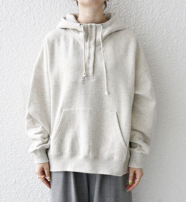 SHIPS any「《一部追加予約》SHIPS any:〈洗濯機可能〉USAコットン 裏起毛 フーディー ルーズ プルオーバー」|パーカー|
