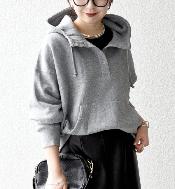 SHIPS any「《一部追加予約》SHIPS any:〈洗濯機可能〉USAコットン 裏起毛 フーディー ルーズ プルオーバー」|パーカー|