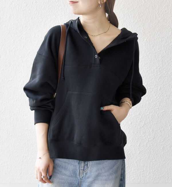 SHIPS any「《一部追加予約》SHIPS any:〈洗濯機可能〉USAコットン 裏起毛 フーディー ルーズ プルオーバー」|パーカー|