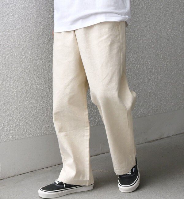 SHIPS any「SHIPS any: Cone Denim フリーサイズ キャンバス デニム イージーパンツ◇」|デニム|