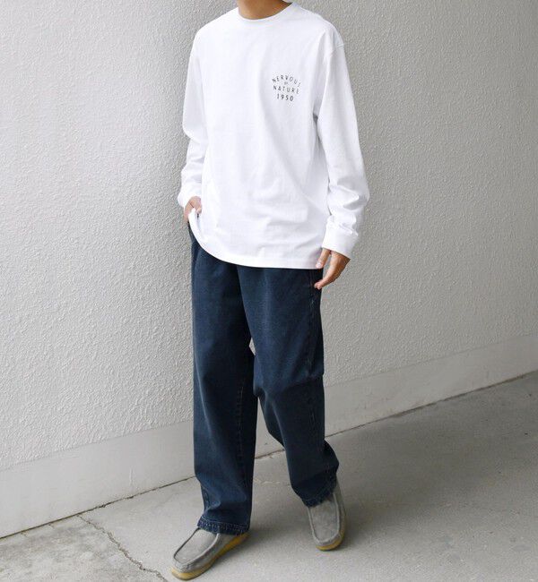 SHIPS any「SHIPS any: Cone Denim フリーサイズ キャンバス デニム イージーパンツ◇」|デニム|