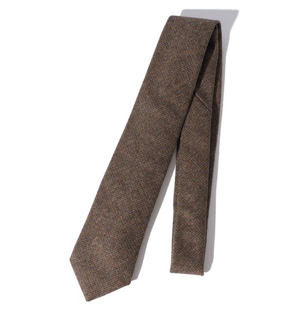 SHIPS「【Southwick別注】BENTLEY CRAVATS: チェック ウール タイ」|ネクタイ・蝶ネクタイ|ブラウン系