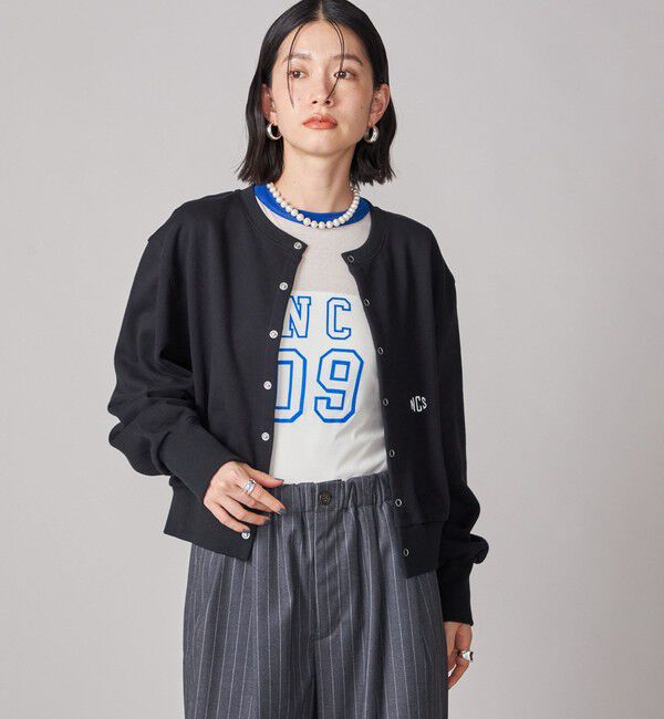 SHIPS for women「SHIPS NINE CASE:〈洗濯機可能〉裏毛 カーディガン」|カーディガン|