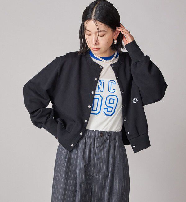 SHIPS for women「SHIPS NINE CASE:〈洗濯機可能〉裏毛 カーディガン」|カーディガン|