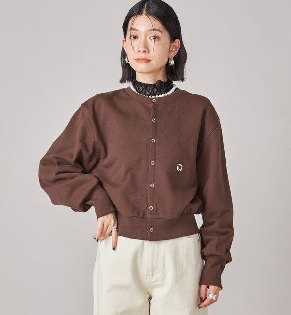 SHIPS for women「SHIPS NINE CASE:〈洗濯機可能〉裏毛 カーディガン」|カーディガン|