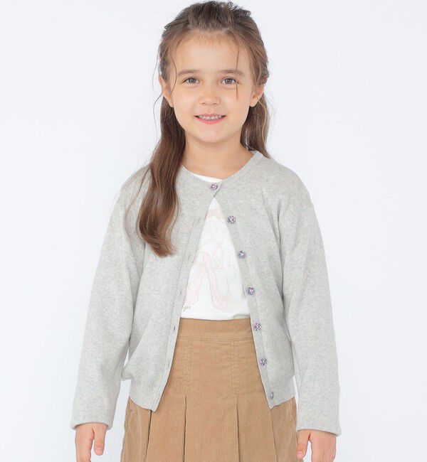 SHIPS KIDS「SHIPS KIDS:100～130cm / リバティ ニット カーディガン」|カーディガン|