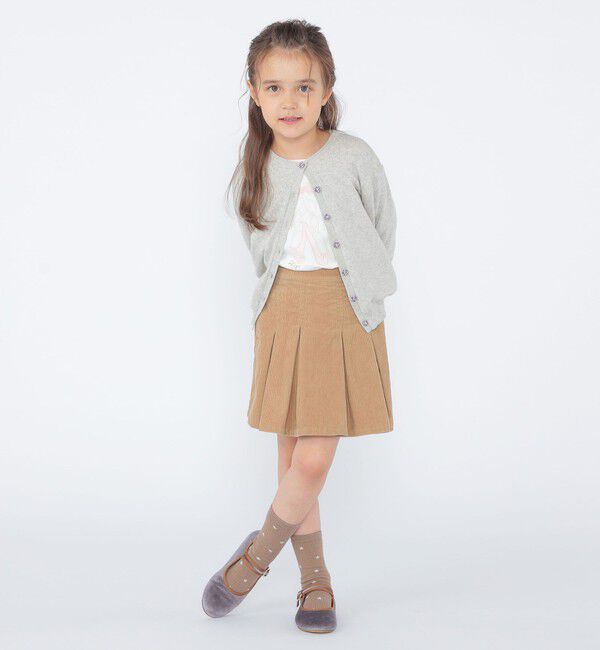 SHIPS KIDS「SHIPS KIDS:100～130cm / リバティ ニット カーディガン」|カーディガン|