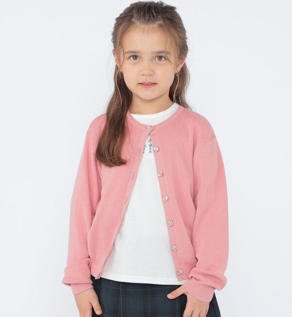 SHIPS KIDS「SHIPS KIDS:100～130cm / リバティ ニット カーディガン」|カーディガン|