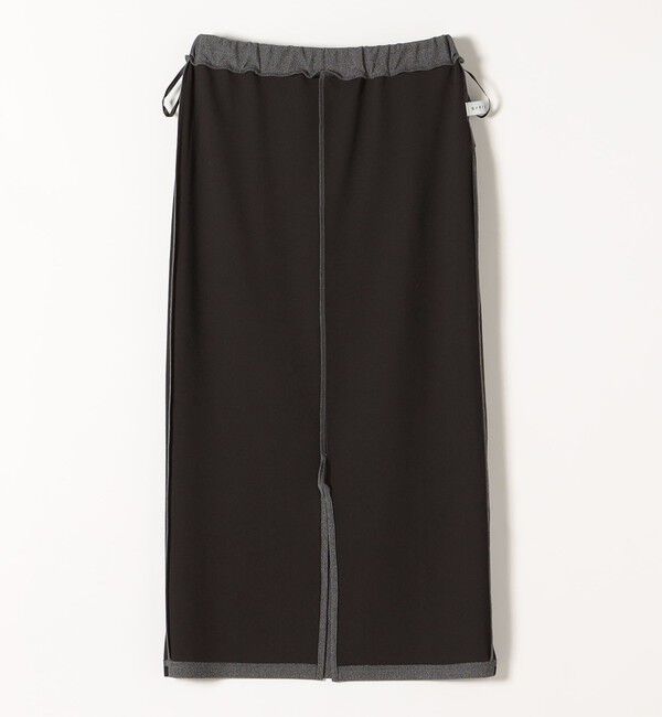 quaranciel「quaranciel:〈手洗い可能〉カット ジョーゼット サイド ライン タイト スカート」|タイト|