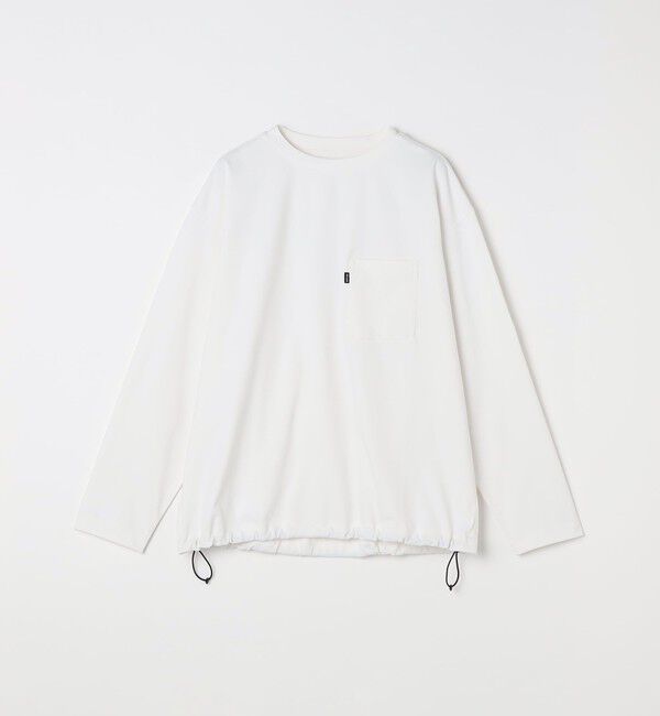 SHIPS any「SHIPS any: SORONA(R) ストレッチ ジャージー スピンドル ポケット Tシャツ (ロンT)◆」|Tシャツ・カットソー|