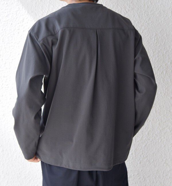 SHIPS any「SHIPS any: SORONA(R) ストレッチ ジャージー スピンドル ポケット Tシャツ (ロンT)◆」|Tシャツ・カットソー|