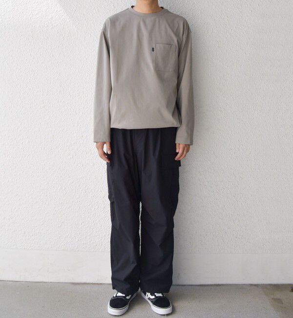 SHIPS any「SHIPS any: SORONA(R) ストレッチ ジャージー スピンドル ポケット Tシャツ (ロンT)◆」|Tシャツ・カットソー|