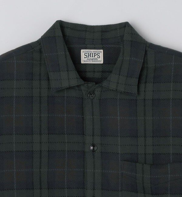 SHIPS「SHIPS: 50th ANNIV AUTHENTIC ウィークエンド SHIPSタータン ネル シャツ」|シャツ・ブラウス|