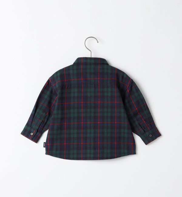 SHIPS KIDS「SHIPS KIDS:80～90cm / ネル チェック シャツ」|シャツ・ブラウス|