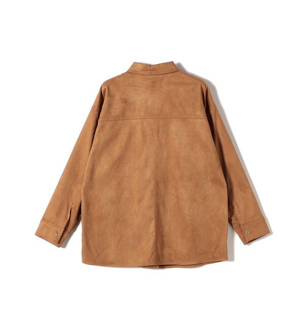 SHIPS Colors 「SHIPS Colors:フェイクスエード（ポリエステル）シャツ◇」|シャツ・ブラウス|