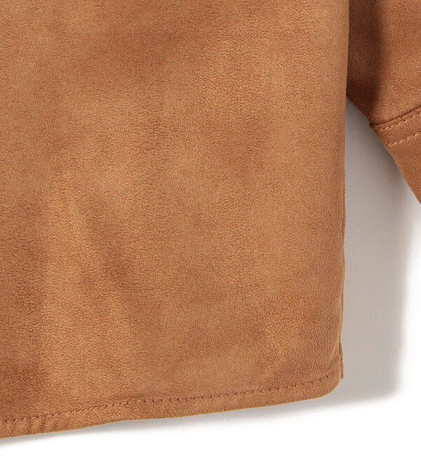 SHIPS Colors 「SHIPS Colors:フェイクスエード（ポリエステル）シャツ◇」|シャツ・ブラウス|