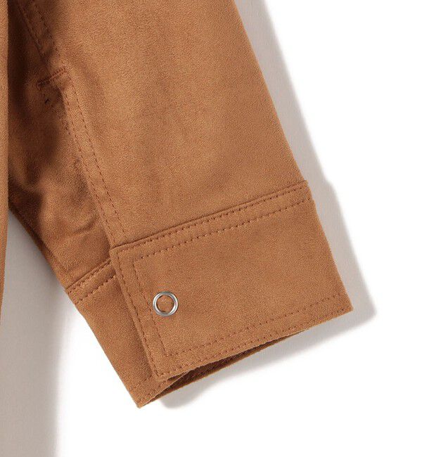 SHIPS Colors 「SHIPS Colors:フェイクスエード（ポリエステル）シャツ◇」|シャツ・ブラウス|