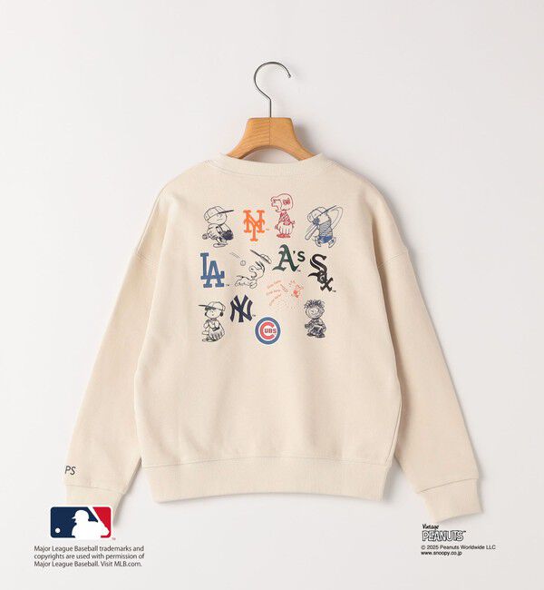 SHIPS KIDS「SHIPS KIDS:85～95cm / PEANUTS&times;MLB プリント スウェット」|スウェット・ジャージ|