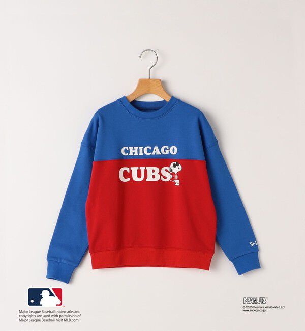 SHIPS KIDS「SHIPS KIDS:85～95cm / PEANUTS&times;MLB プリント スウェット」|スウェット・ジャージ|ブルー