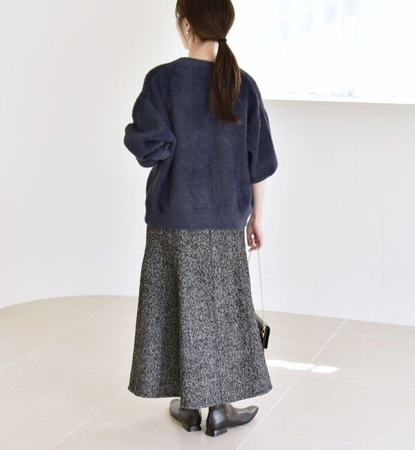 quaranciel「quaranciel: ツイード フレア スカート」|フレア|