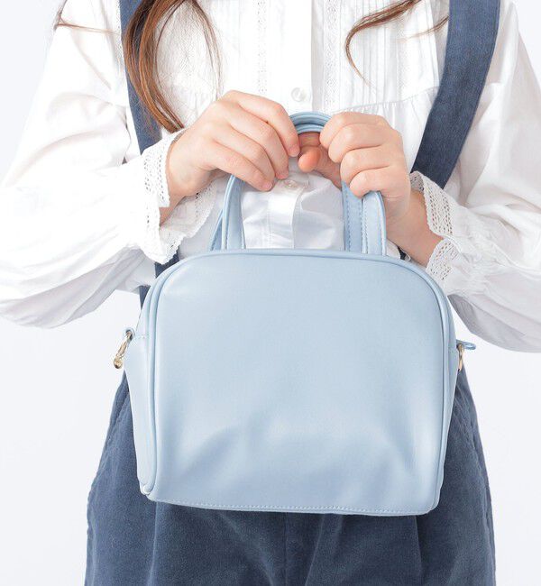 SHIPS KIDS「SHIPS KIDS:ガールズ 2WAY ショルダー バッグ」|ショルダー・メッセンジャー|サックスブルー