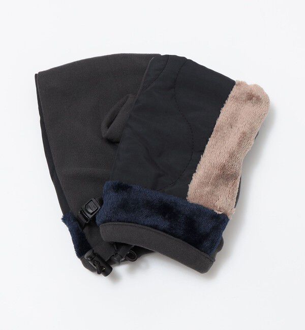 SHIPS Colors 「SHIPS Colors:キルティング パターン フィンガーレス グローブ」|手袋|ブラック